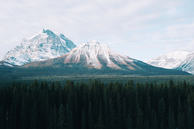 snow, ice, scenics - nature, surrounded, morant’s curve, white, mountain peak, non-urban scene, no people, land, outdoors, winter, nature, canada, crest