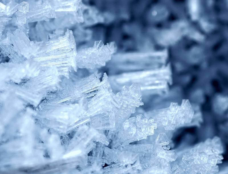 backgrounds, frozen water, crystal, wintry, macro, ice Cube, hoarfrost, cold temperature, full frame, close-up, abstract backgrounds, 2K, blizzard, frozen