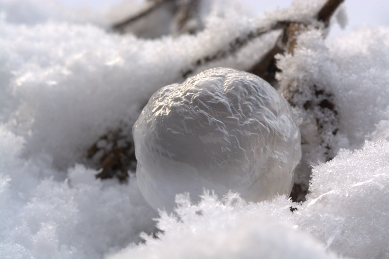 wintry, frozen, white color, covering, winter, bursts, nature, frost globe, cold temperature, water, cold, frost, day, Soap Bubble, ball, backgrounds, frost blister