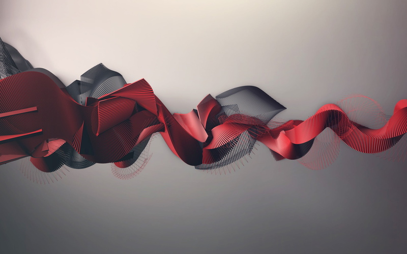 gray background, gray, 2K, positive emotion, copy space, volumetric, paper, heart shape, lines, ribbon - sewing item, studio shot, Abstract, red, love