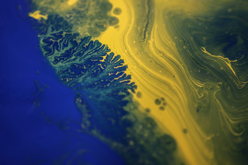 multi colored, motion, art, close-up, textured, cell, nature, space, paint, water, full frame, fractal, concentric, bright, no people, yellow, art work