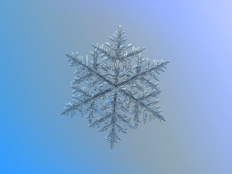 Symmetry, Macro, Crystal, Earth, 1080P, Snowflake