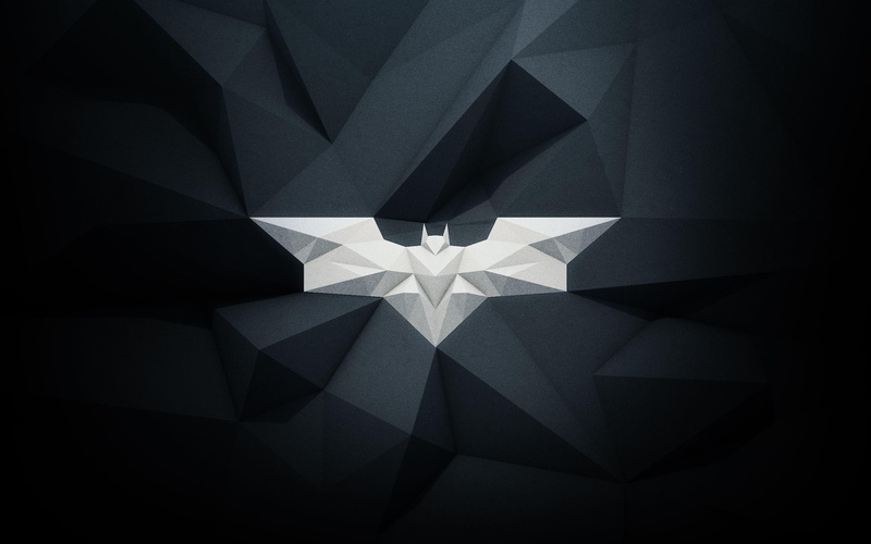 crystal, triangle shape, symmetry, bright, 2K, luxury, reflection, comics batman batman logo, star shape, science, black background, shiny, single object