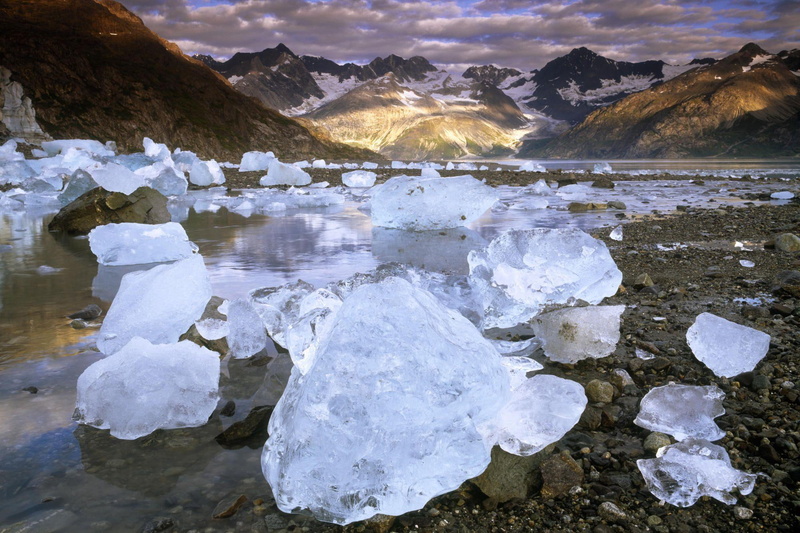 1080P, nature, mountain, park, bay, ocean, juneau, glacier, nature and landscapes