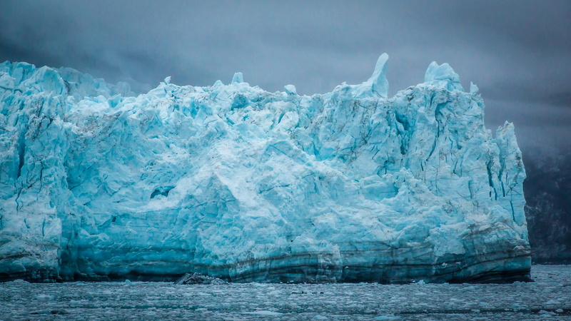 waterfront, glacier bay national park, sea, scenics - nature, landscape, day, nature, sky, glacier, iceberg, blue, water, no people, snow, frozen, canada
