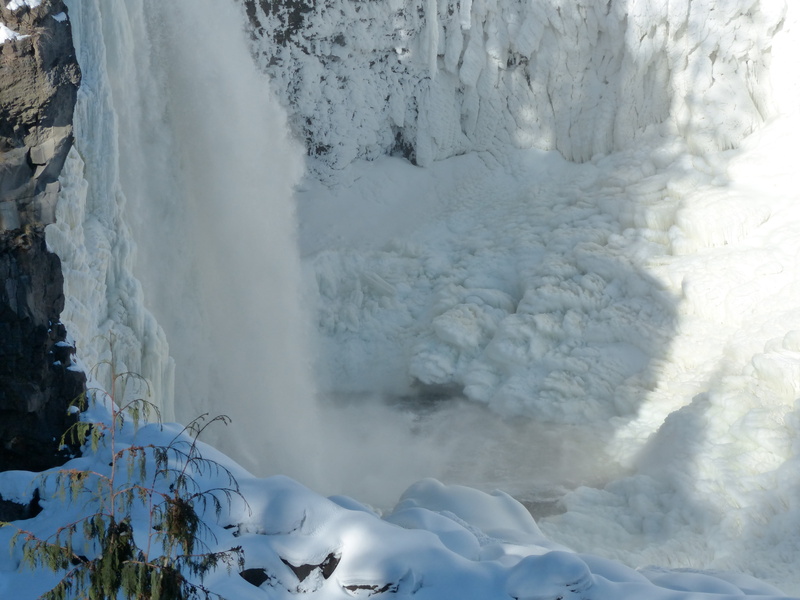 motion, power in nature, 4K, scenery, beauty in nature, british columbia, canim falls, no people, power, cold - Temperature, frozen, white color, day