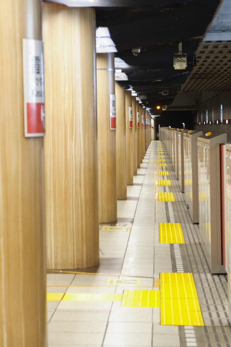 track, ceiling, 4K, travel, built structure, metro, architectural column, architecture, tokyo, the way forward, subway station, public transportation