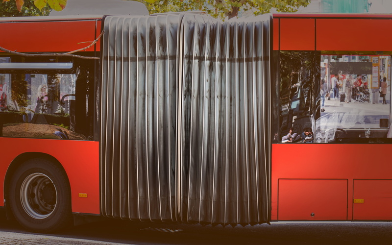 people, retro styled, metal, transport, commuter, outdoors, city, car, red, public means of transport, accordion, nature, food and drink, land vehicle