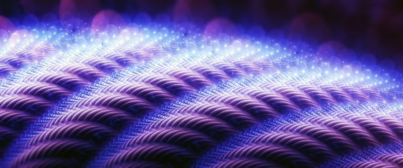 Woolen, Foam, Violet, Macro, 2K