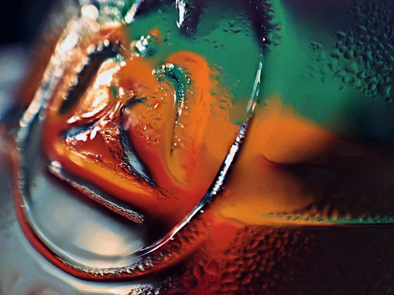 red, ice, no people, water, 4K, seafood, drink, soda, green, still life, orange, freshness, refreshment, food and drink, glass, bowl, slice, cool, selective focus
