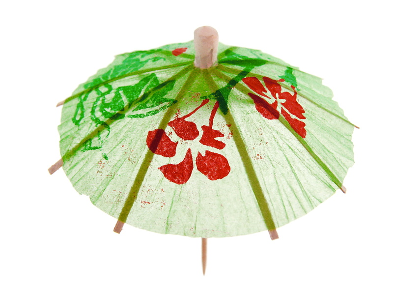plant part, still life, cut out, green, beverage, nature, background, umbrella, close-up, studio shot, food, toothpick, no people, brella, leaf, leaves