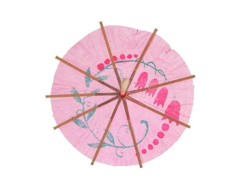 1080P, shape, umbrella, cut out, red, white background, multi colored, creativity, food and drink, indoors, close-up, pink color, stick, coctail, studio shot