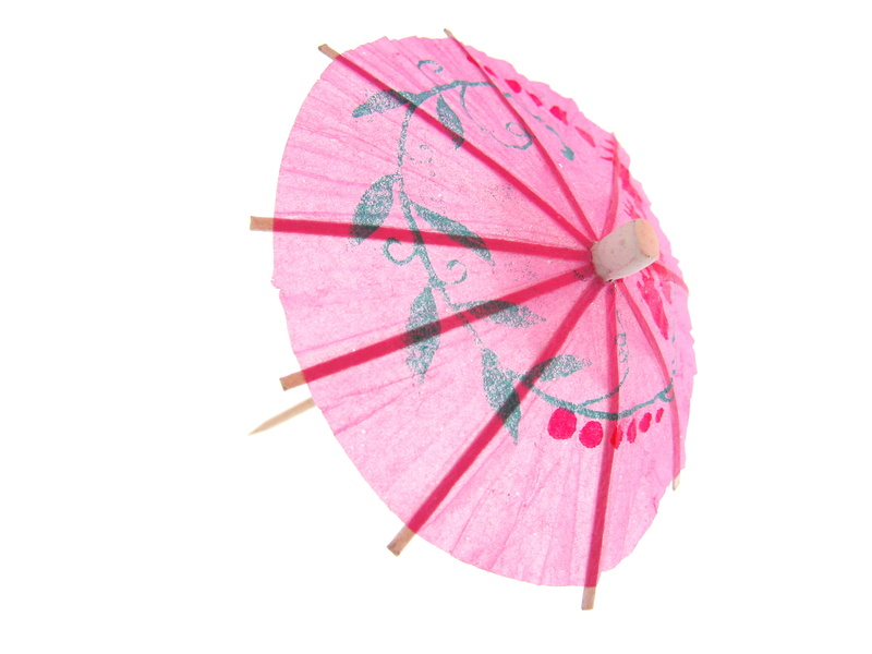 beverage, indoors, umbrella, leaf, white background, nature, creativity, brella, background, studio shot, no people, plant, purple, plant part, tropical