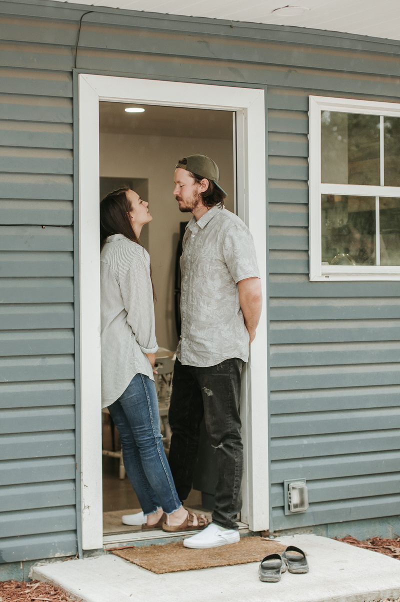 front Door, gravel, road, togetherness, beard, doorway, men, fashion, 4K, crisp, style, residential Building, stand, only Men, cheerful, chill, facing