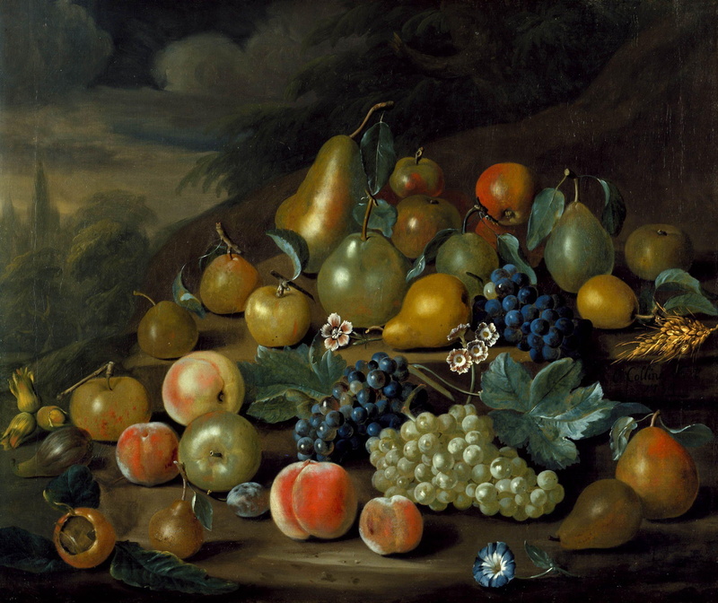 fruits, desert, grapes, fruity, variety, 2K, 3d and abstract, apricots, display, green, peaches, pears, plums, purple