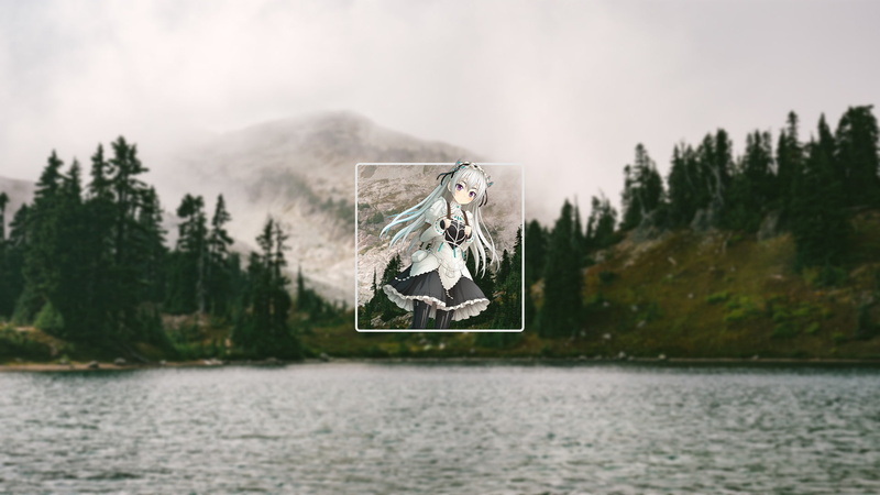 1080P, water, Shikiyo, oak trees, blurred