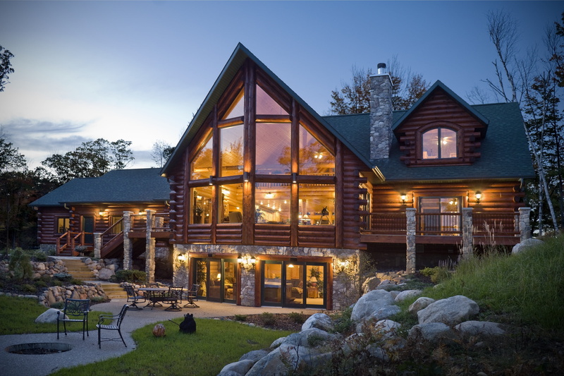 plant, front or Back Yard, building Exterior, snow, modern, nature, window, illuminated, porch, blue, building, tree, interior, table, wood - Material