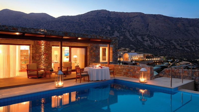 cityscape, no people, tourist resort, illuminated, modern, luxury, 1080P, home, built structure, architecture, swimming pool, mountain, hotel, dusk, building exterior