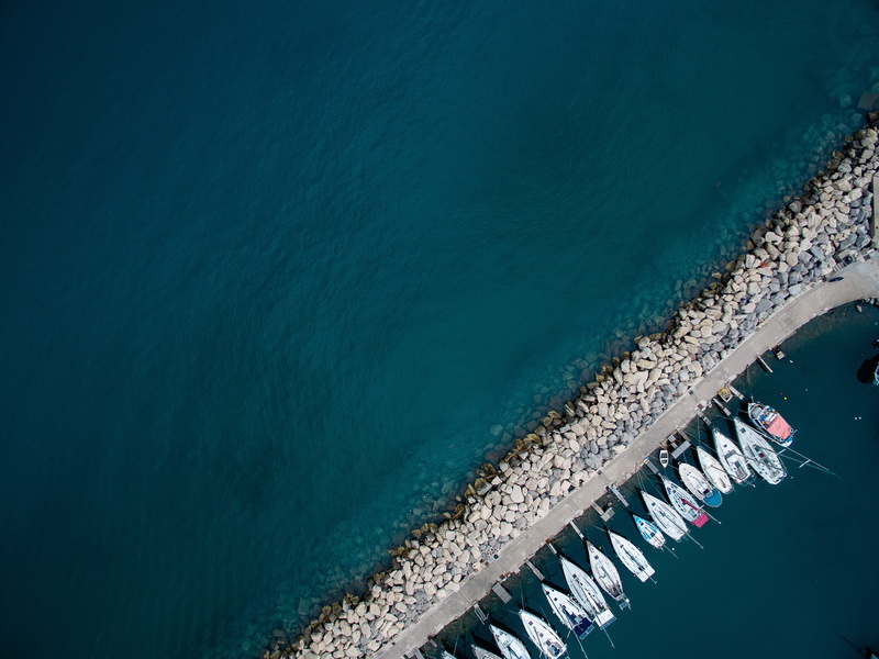 harbour, photo, water, sea, view, land, photography, no people, scenery, built structure, travel destinations, above, pier, dock, transport, nature, sport