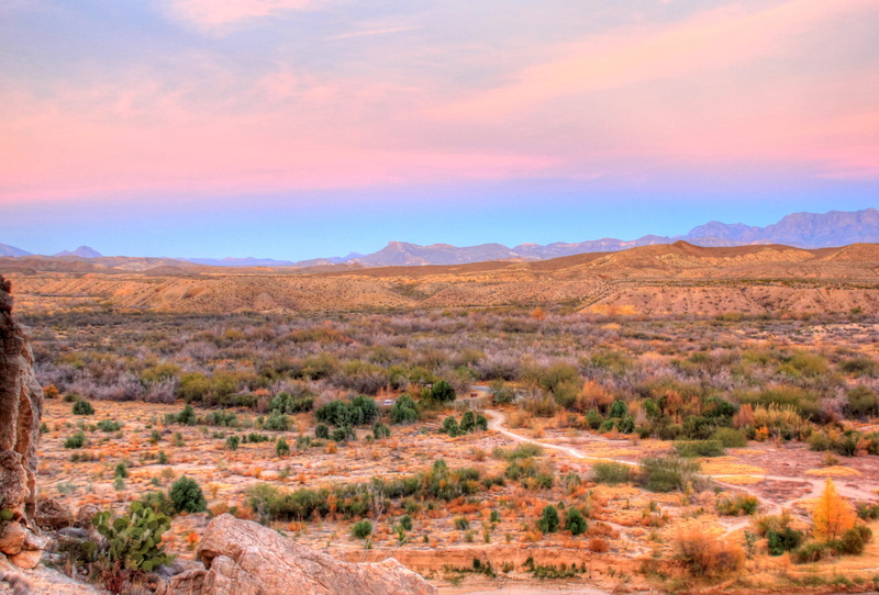 tranquil scene, remote, big bend national park, mountain, sunset, skies, no people, plant, texas, mountain range, environment, nature, 2K, Dusk, landscape