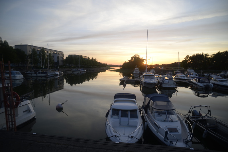 nautical vessel, marina, dock, finland, no people, river, moored, travel, clouds, naantali, motorboat, reflection, nature, 5K, water, summer, sky, cloud - sky