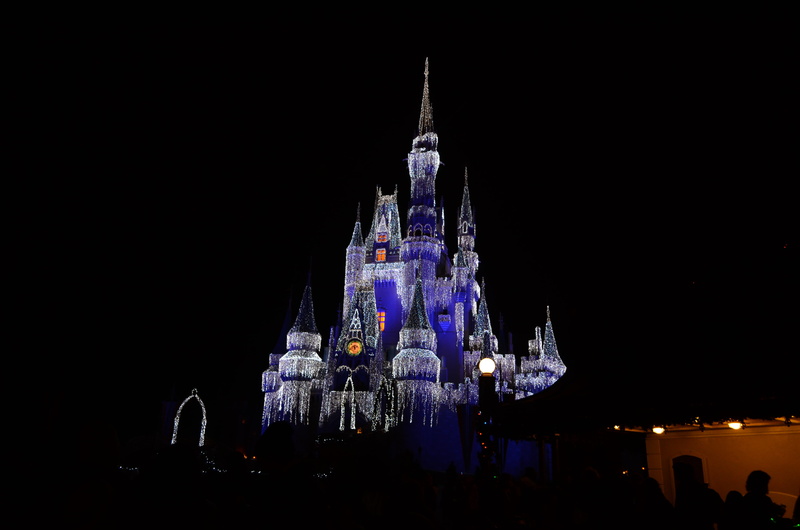 fantasy, spire, america, clear sky, lights, tourism, animation, built structure, comic, tower, fairy, travel destinations, elsa, disney springs, cartoon