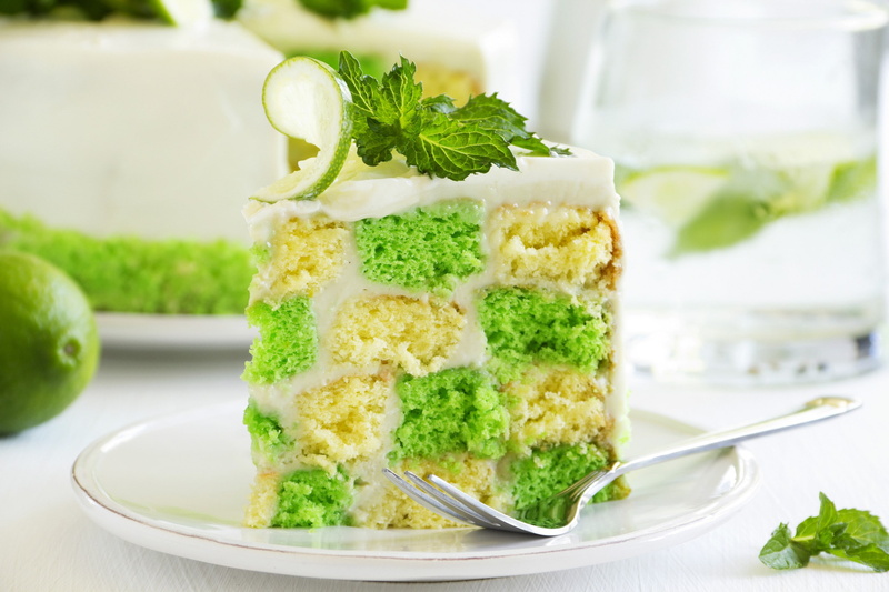 2K, food, cakes, mint, closeup, lime