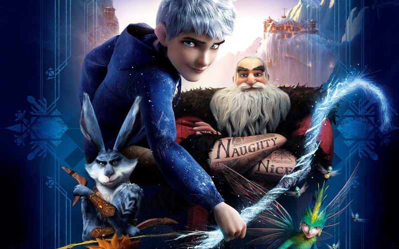 Jack Frost, North (Rise Of The Guardians), celebration, men, 1080P, Rise Of The Guardians, mammal, indoors, Movie, people, text, representation, spooky