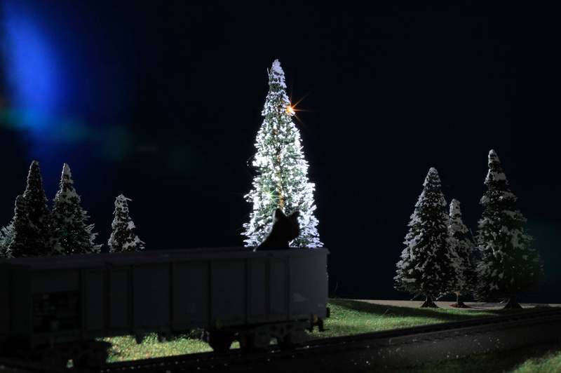 departure, architecture, holiday, leave, celebration, forest, figure, snow, illuminated, christmas lights, light, land, white, tree, 4K, decoration, outdoors
