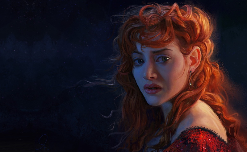 DeWitt, 1080P, portrait, Bukater, art, Rose, Rose Dewitt Bukater, Mandy Jurgens