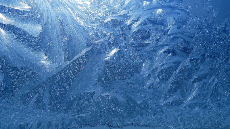 no people, ice, snow, tranquility, nature, beauty in nature, full frame, day, extreme weather, close-up, blue, pattern, frost, frozen, warm clothing, environment