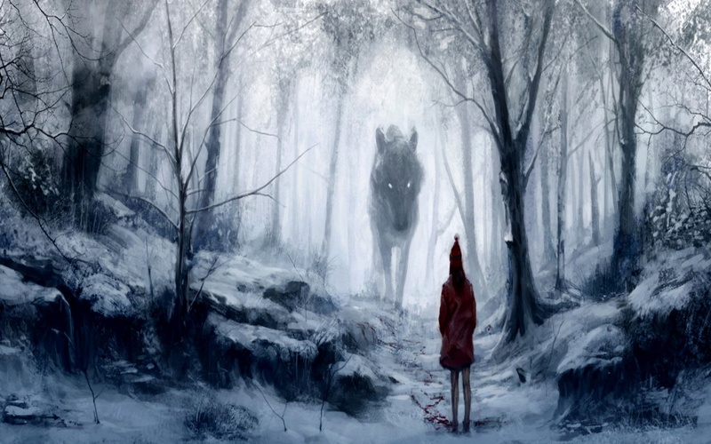 wind, lifestyles, spooky, scenics - nature, outdoors, red, women, 1080P, dark, adult, young Adult, people, tranquility, weather, winter, branch