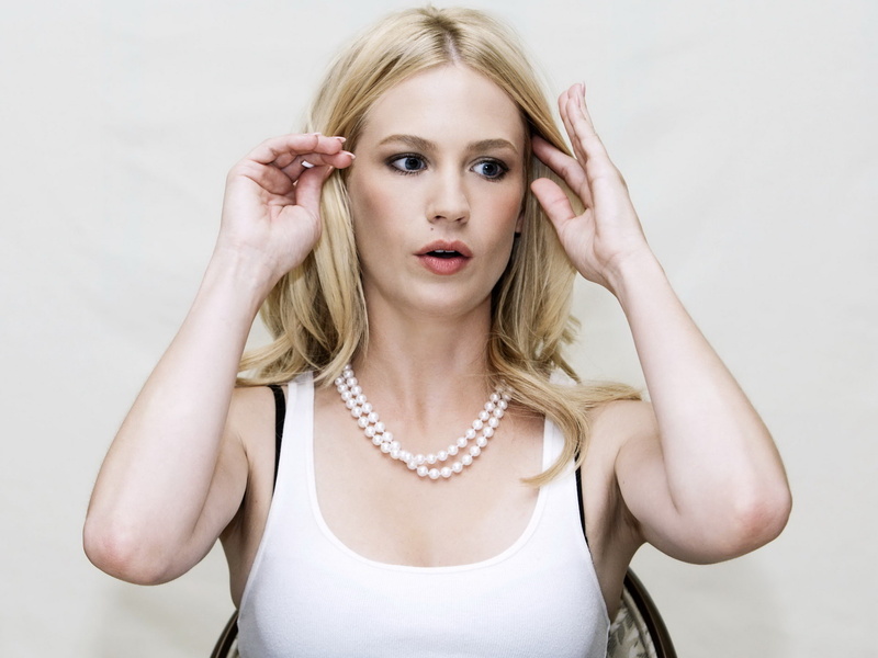 Actress, Blue Eyes, 1080P, Actresses, January Jones, Blonde
