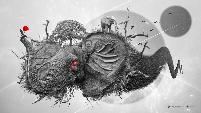 outdoors, celebration, art and craft, 2K, digital, the past, beauty in nature, rose, water, sky, animal themes, nature, no people, trees, day, animal wildlife