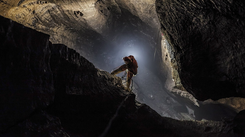 cave pit olimp croatia speleology, 1080P