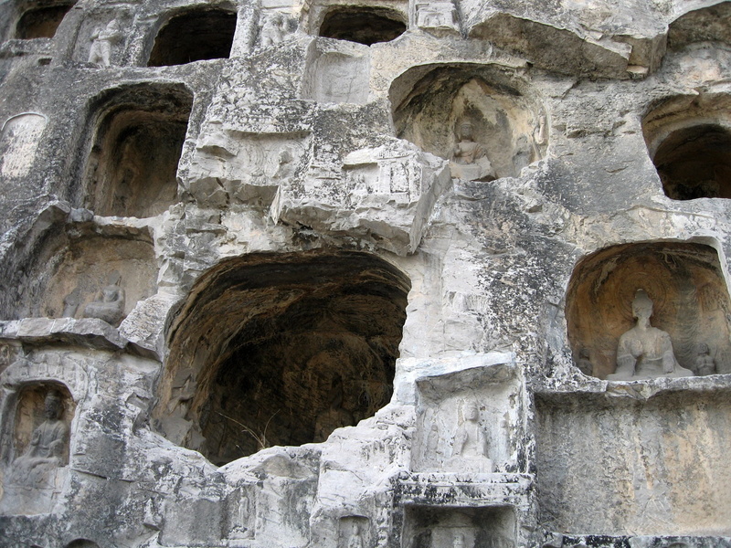gray, day, outdoors, ancient civilization, architecture, belief, cave, 720P, rocks, building exterior, ancient, archaeology, spirituality, wall, history