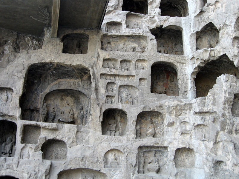 building, ruined, wall, old Ruin, gray, day, history, longman grottoes, sculpture, place of worship, stone, travel destinations, cave, the Past, coliseum