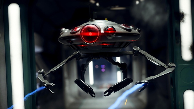Star Wars Battlefront II, robot, screen shot, video games, 1080P