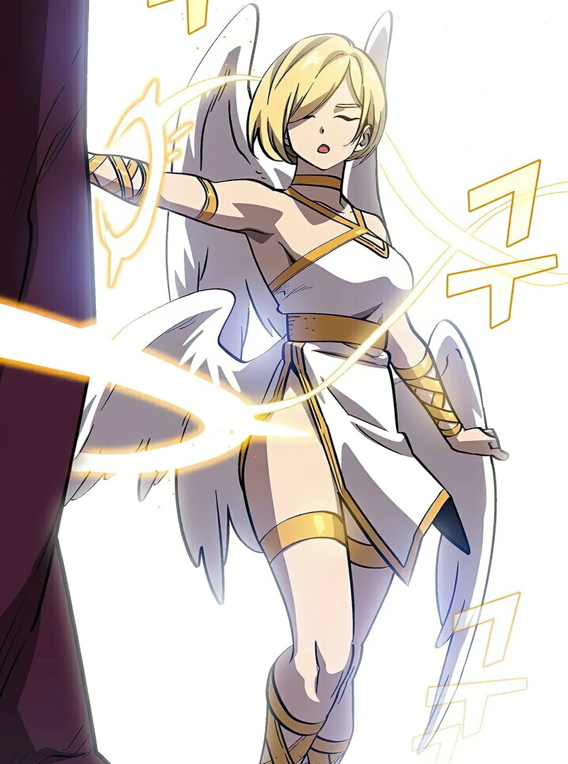 manhwa, angel, 4K, Fff class trashero