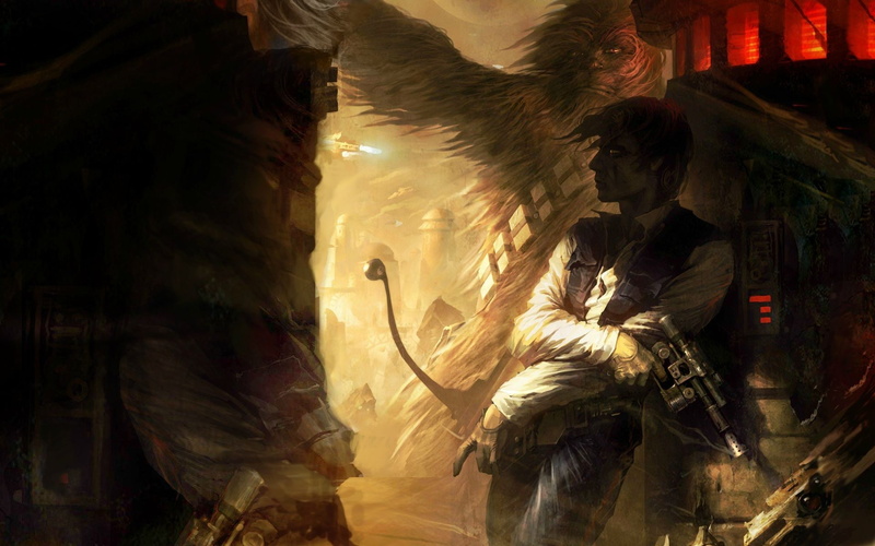 1080P, Han Solo, Chewbacca, Star Wars