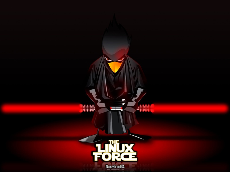 Star Wars, Linux, Dark Background, computer, 720P