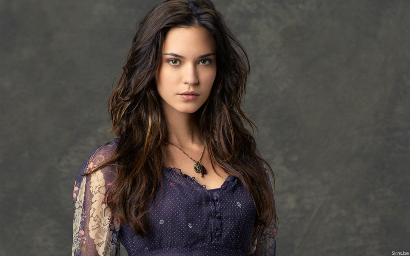 portrait, Odette Annable, women, long hair, 1080P, necklace
