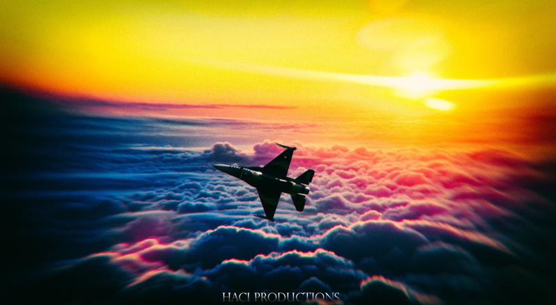 flying, sunbeam, sunset, animal, Army, digital composite, 1080P, no people, mid-air, cloud - sky, travel, soloturk, motion, sea, air vehicle, nature, outdoors