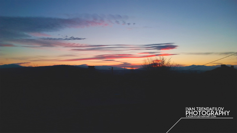 mountain, 1080P, no people, horizon, warm colors, copy space, beauty in nature, nature, idyllic, landscape, tranquil scene, tranquility, scenics - nature