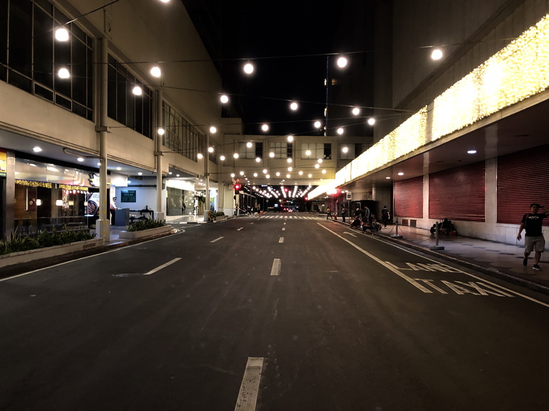 illuminated, philippines, 4K, lights, building exterior, night, ceiling, city, street, lighting equipment, the way forward, outdoors, street lights, direction