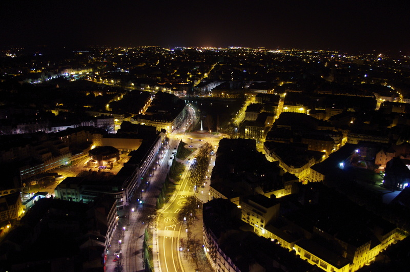 outdoors, built structure, transportation, 4K, highway, road, night, building, nature, streets, street, building exterior, city, no people, cityscape