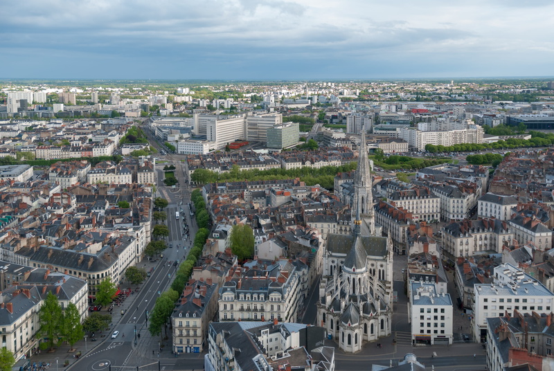 panorama, travel destinations, sky, office building exterior, cloud - sky, skyscraper, day, architecture, high angle view, building exterior, nature, built structure