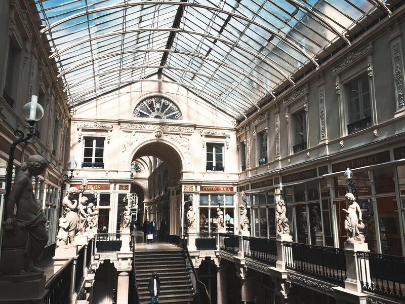 window, nantes, women, real people, indoors, glass roof, group of people, travel destinations, architecture, human representation, passage pommeraye, ornate