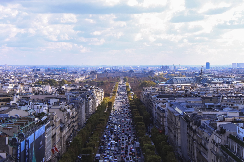 high angle view, settlement, building, france, eiffel Tower, cityscape, rise, crowd, cloud - sky, paris - France, skyscraper, tower, sky, office building exterior