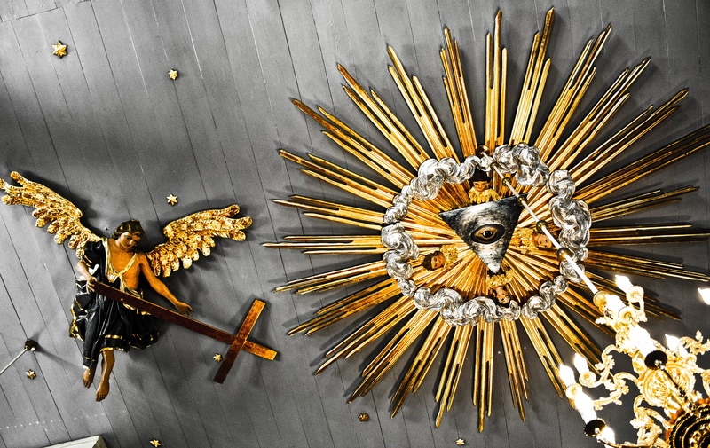 christianity, shape, holy, ornament, religion, close-up, decorating, the dome, parish, indoors, art and craft, day, replacement lamp, directly above, still life